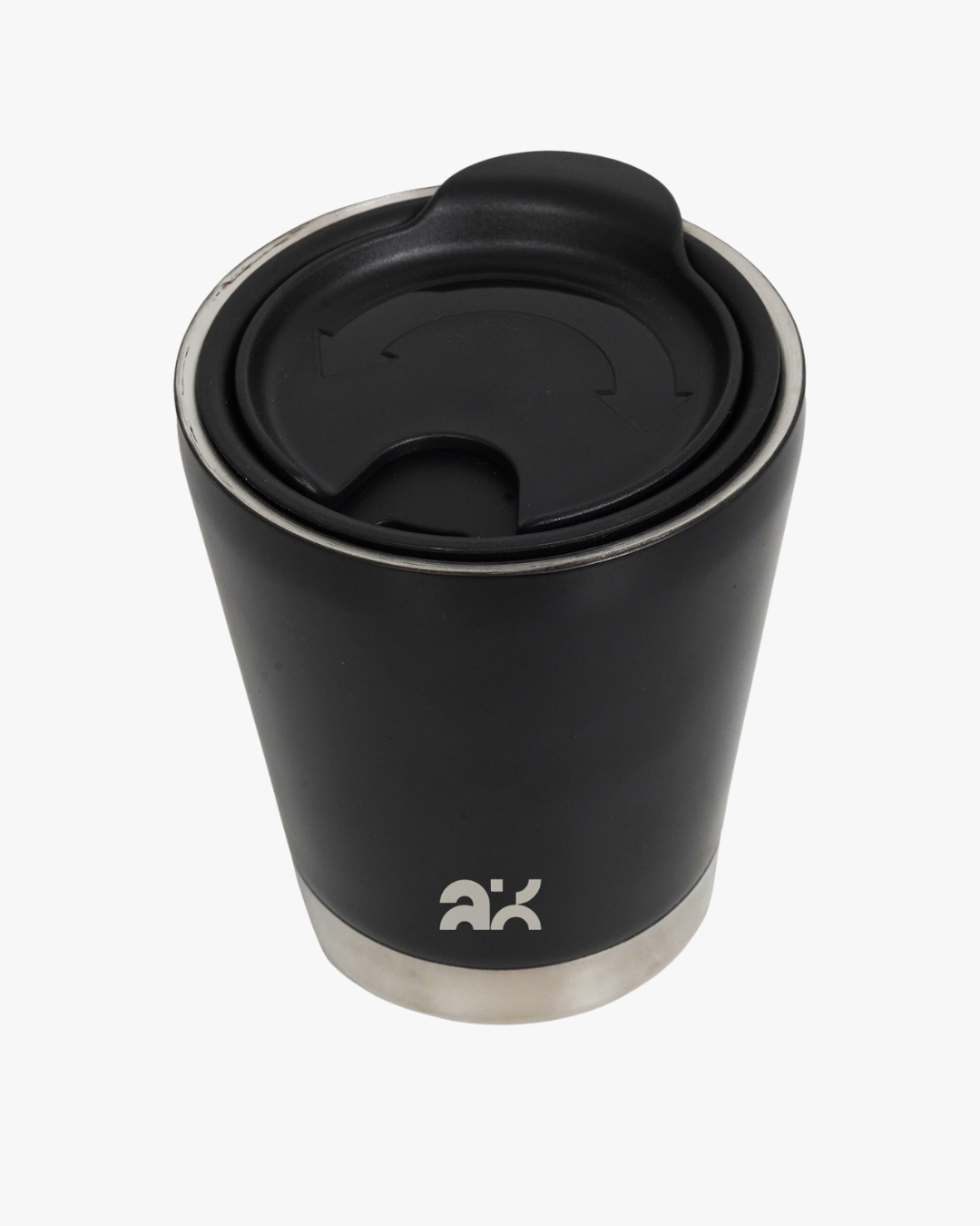 Coffee mug with silver base