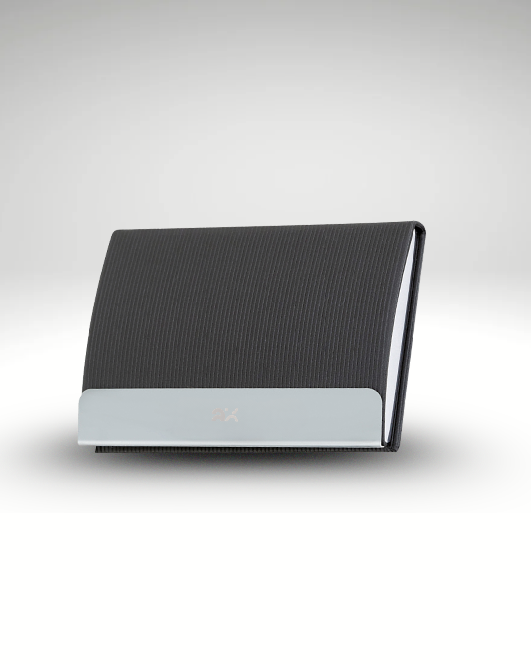 Premium Gray & Silver Cardholder