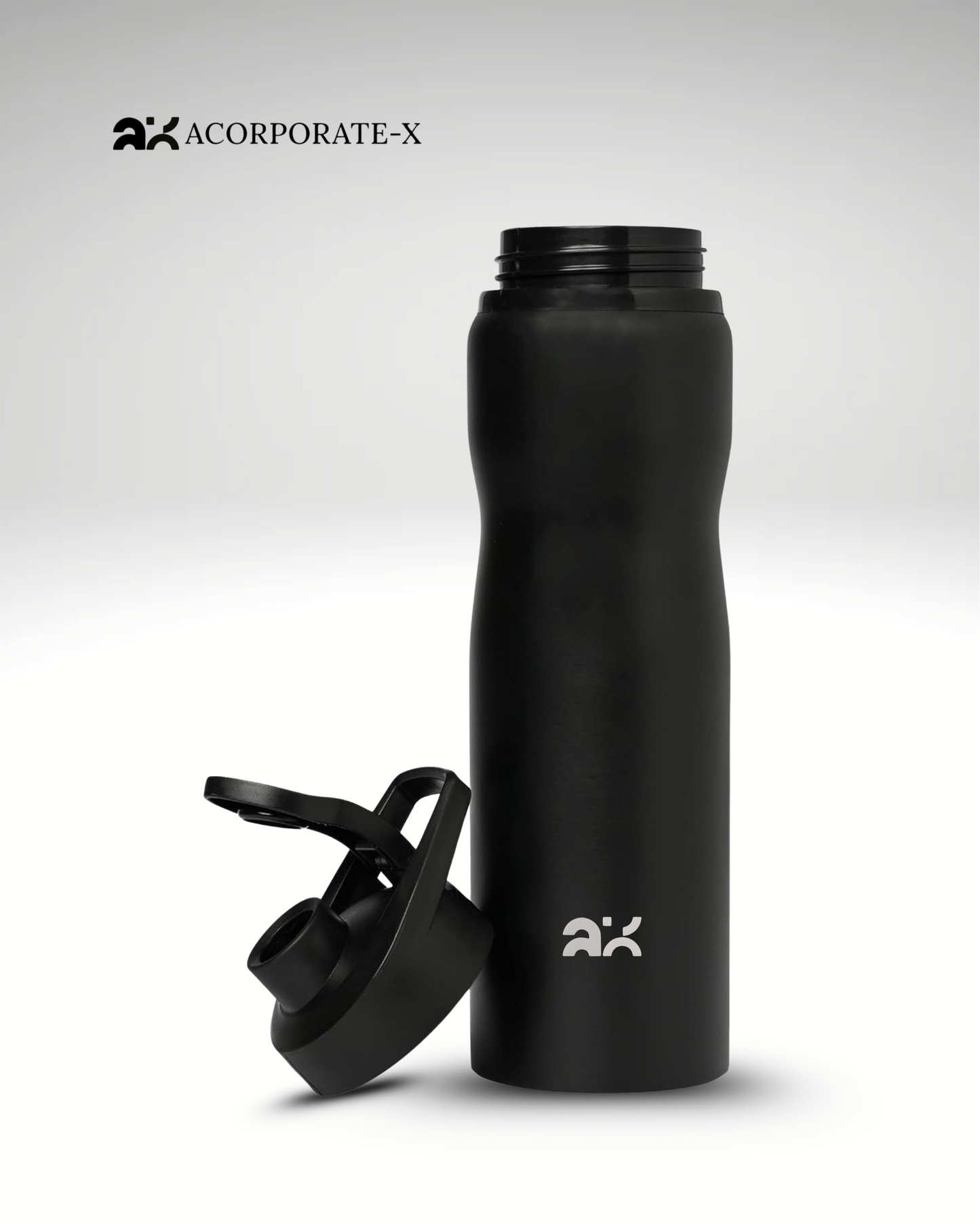 Premium Black Travel Water Bottle