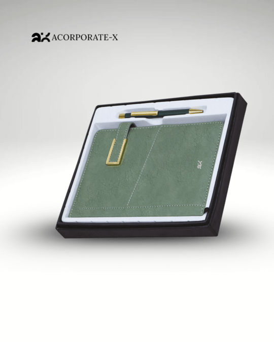 Greenstone Corporate Kit | Premium Diary & Pen Combo by ACORPORATE-X