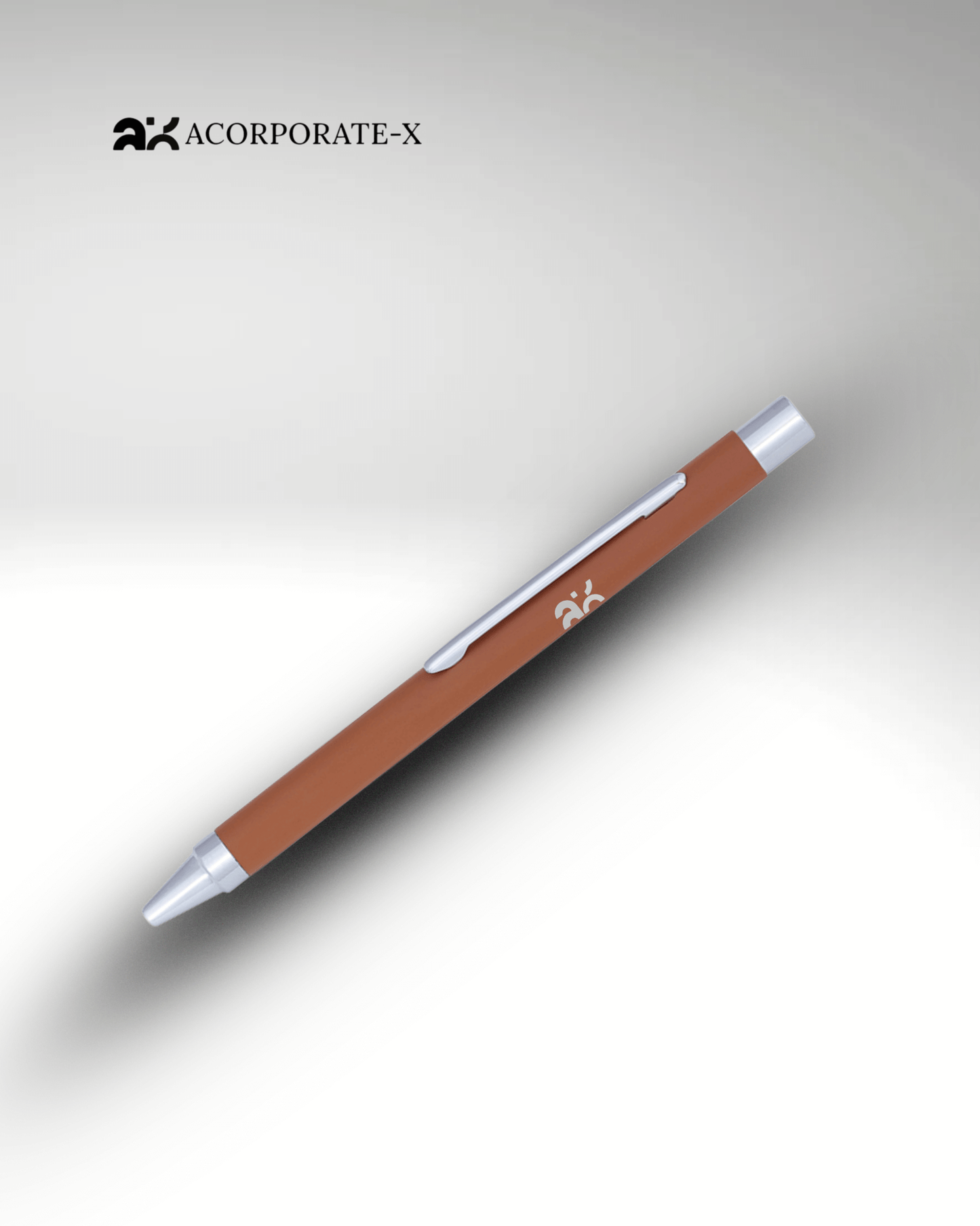 Premium Matte-Brown and Orange Pen | Premium Executive Writing Instrument