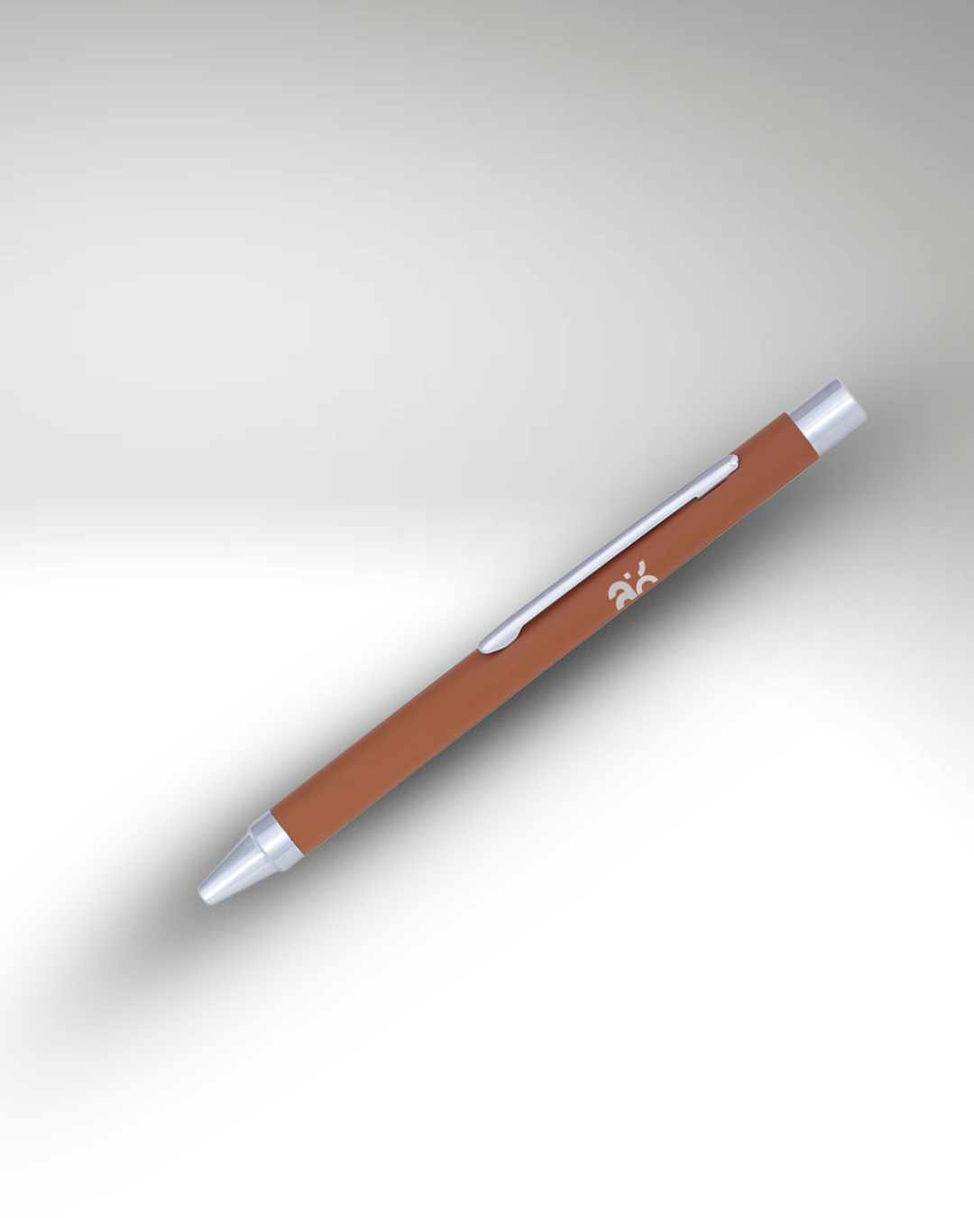 Premium Matte-Brown and Orange Pen | Premium Executive Writing Instrument