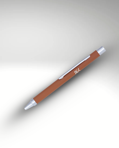 Premium Matte-Brown and Orange Pen | Premium Executive Writing Instrument