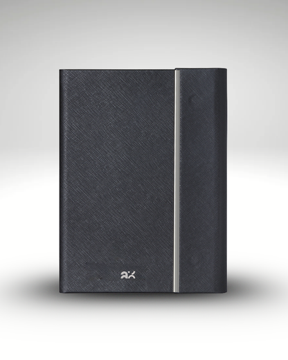 Premium Gray & Silver Leather Diary | Premium Professional Notebook