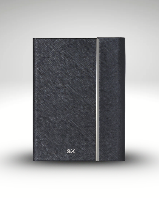 Premium Gray & Silver Leather Diary | Premium Professional Notebook