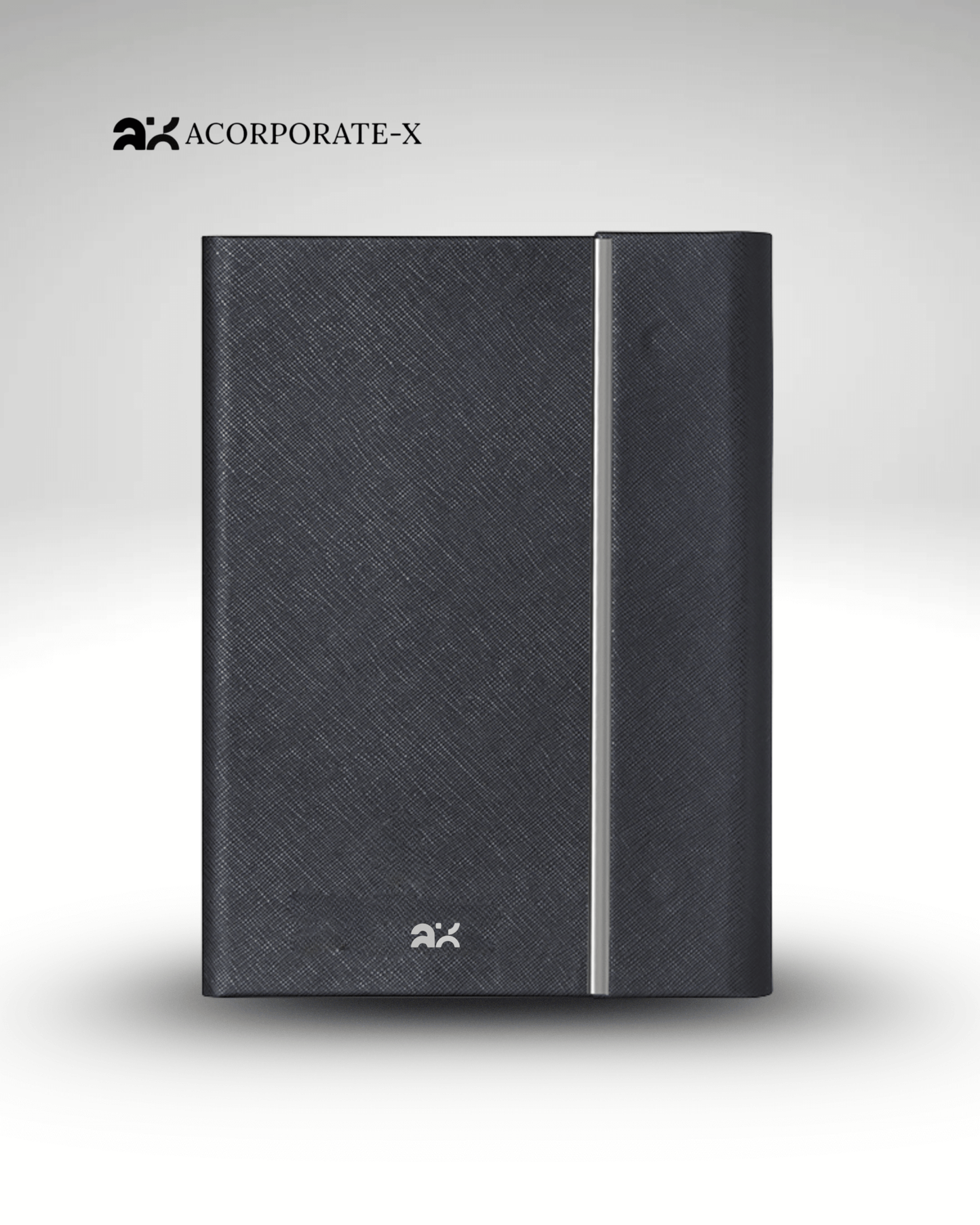 Premium Gray & Silver Leather Diary | Premium Professional Notebook