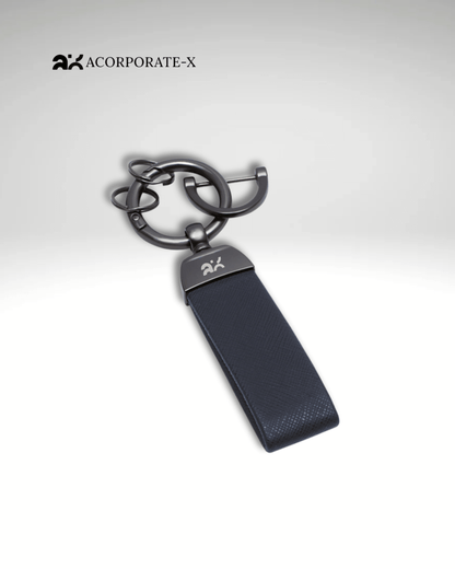 Premium Gray and Silver Key Ring