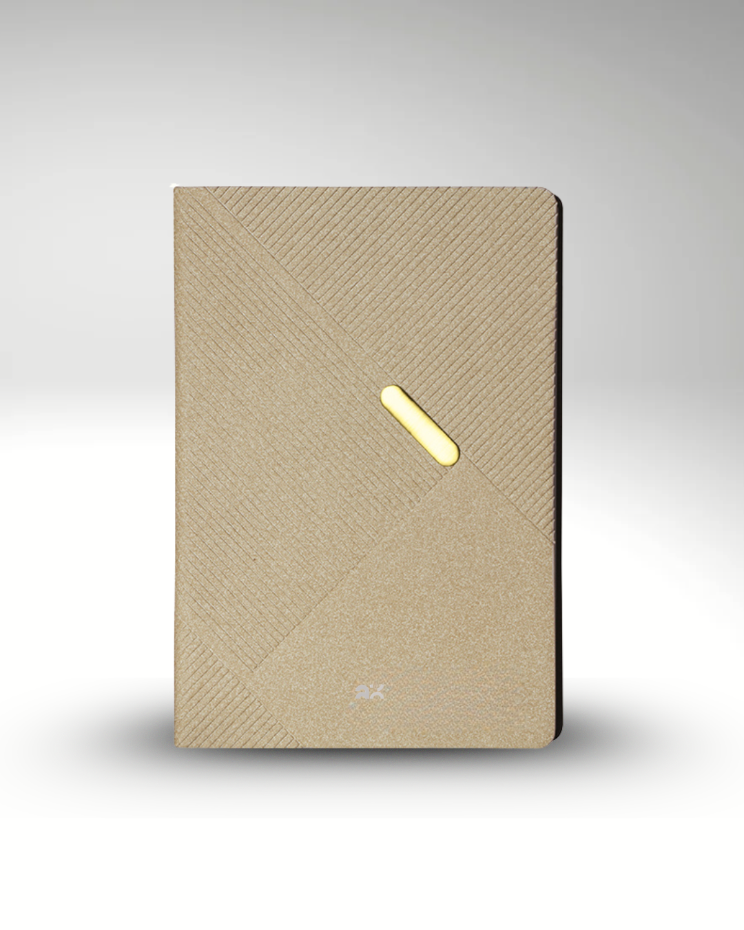 Premium Silver and Gold Leather Diary | Premium Professional Notebook