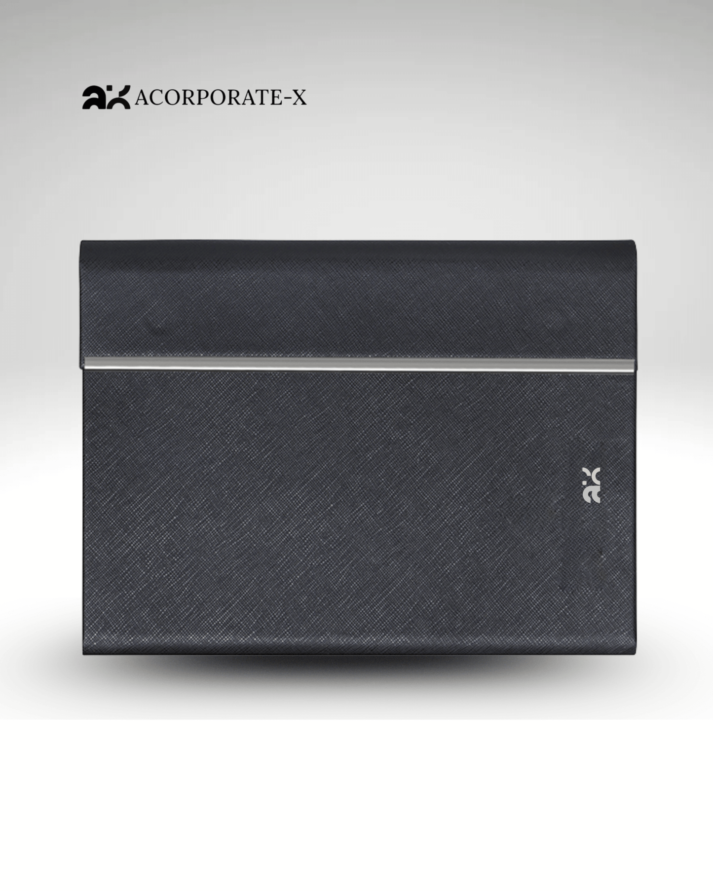 Premium Gray & Silver Leather Diary | Premium Professional Notebook