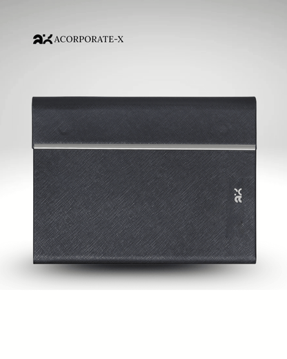 Premium Gray & Silver Leather Diary | Premium Professional Notebook