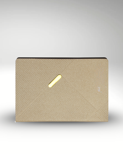 Premium Silver and Gold Leather Diary | Premium Professional Notebook