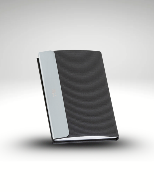 Premium Gray & Silver Cardholder