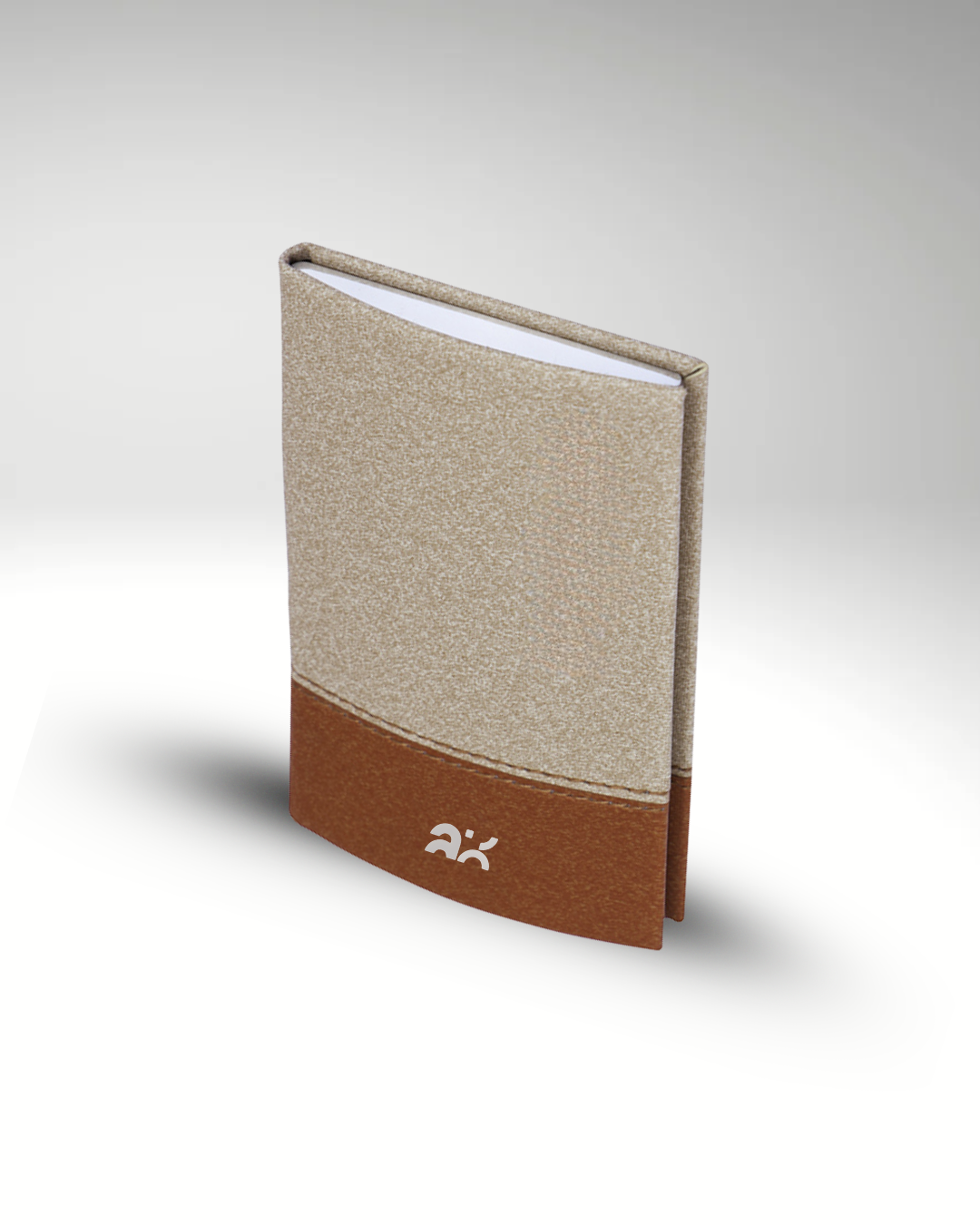 Premium Matte-Brown and Orange Cardholder