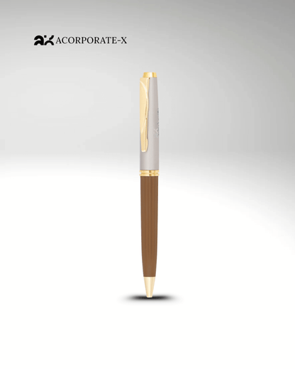Premium Brown and Gold Pen | Premium Executive Writing Instrument