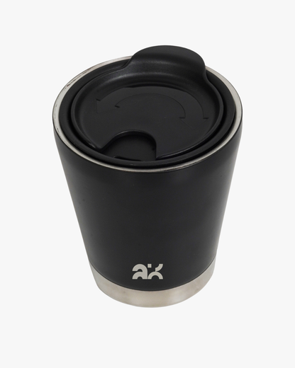 Coffee mug with silver base