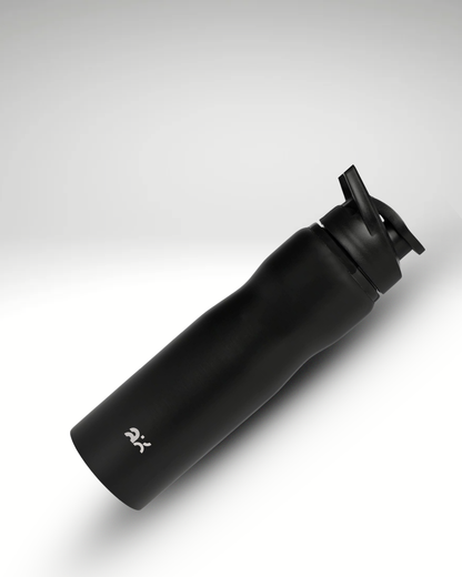 Premium Black Travel Water Bottle