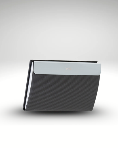 Premium Gray & Silver Cardholder