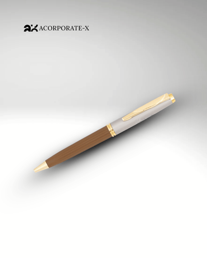 Premium Brown and Gold Pen | Premium Executive Writing Instrument