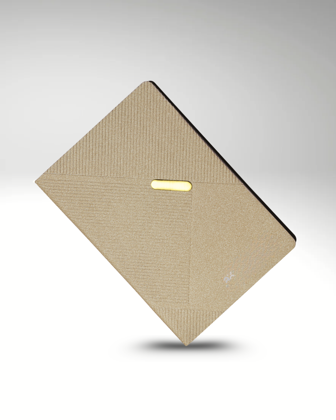 Premium Silver and Gold Leather Diary | Premium Professional Notebook