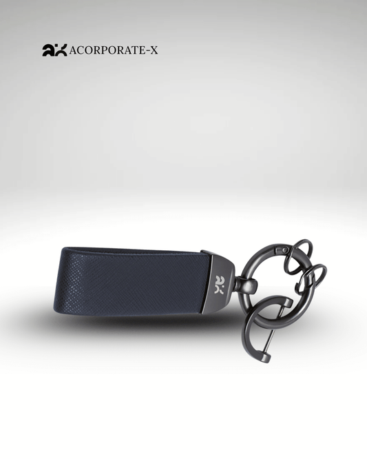 Premium Gray and Silver Key Ring
