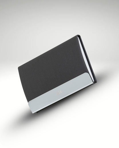 Premium Gray & Silver Cardholder