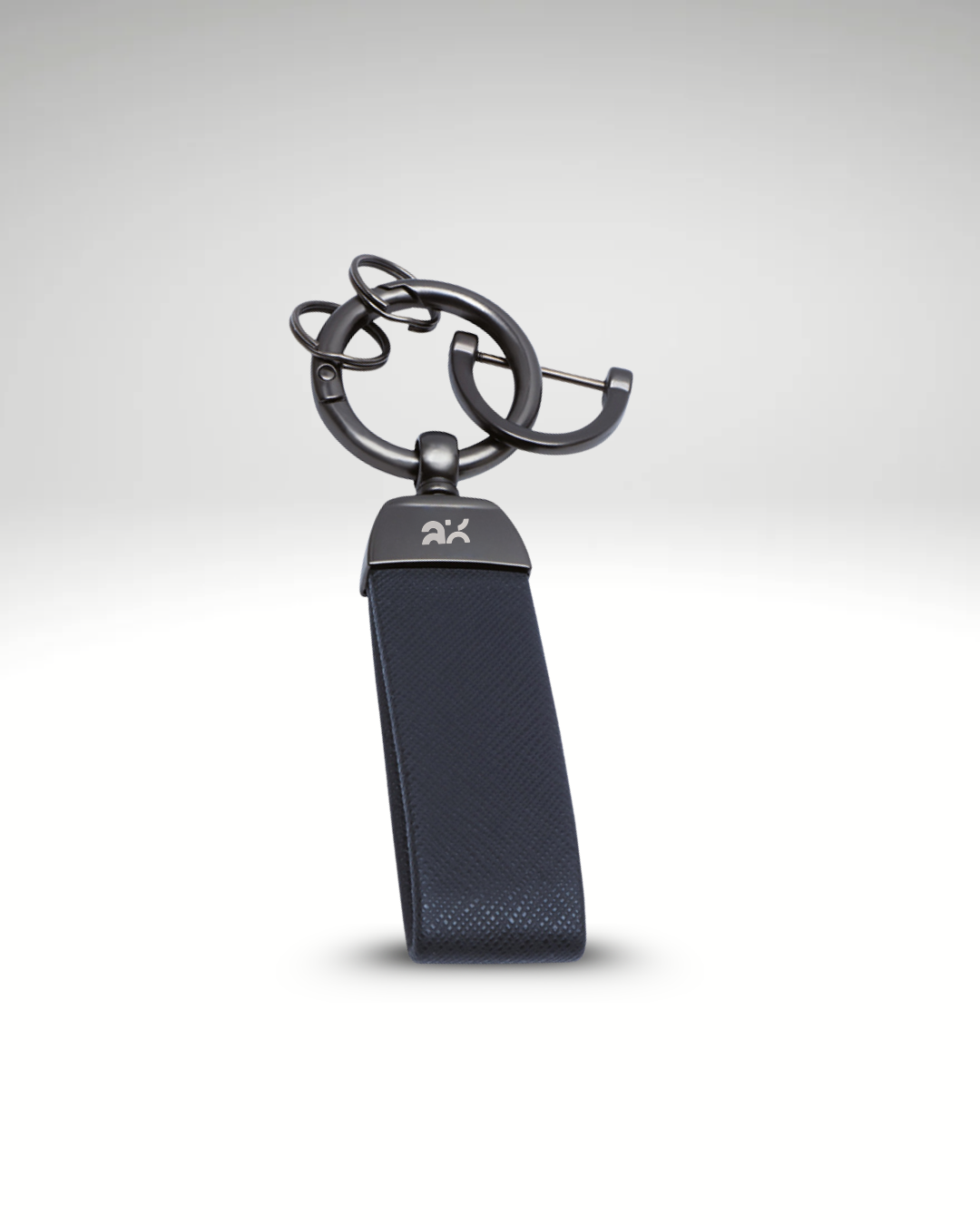 Premium Gray and Silver Key Ring