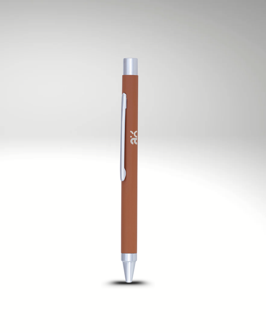 Premium Matte-Brown and Orange Pen | Premium Executive Writing Instrument