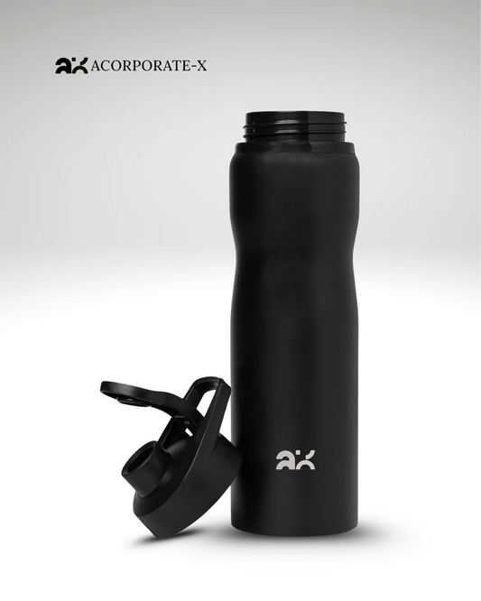 Premium Black Travel Water Bottle