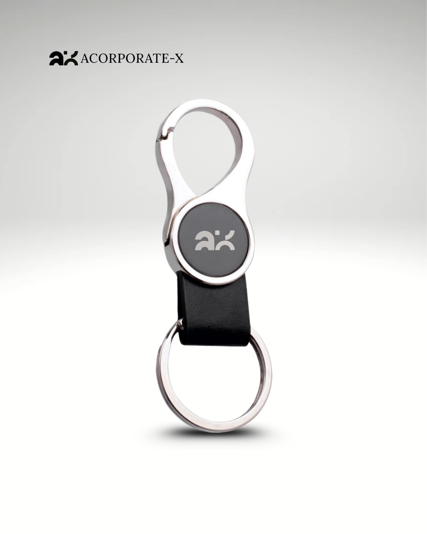 Premium Black Key Ring