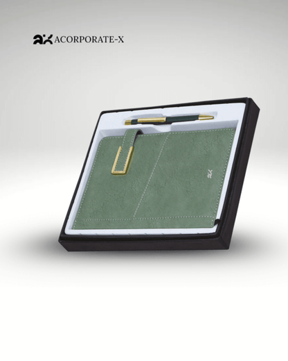Greenstone Corporate Kit | Premium Diary & Pen Combo by ACORPORATE-X