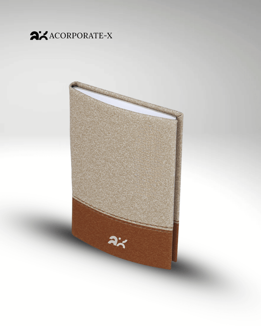 Premium Matte-Brown and Orange Cardholder