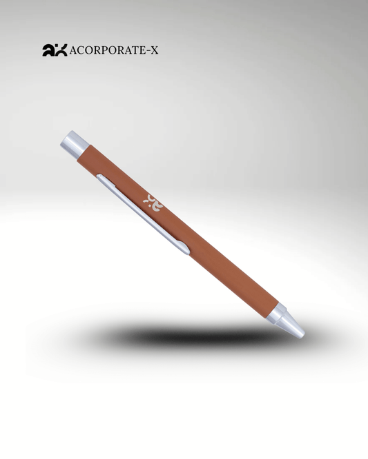 Premium Matte-Brown and Orange Pen | Premium Executive Writing Instrument