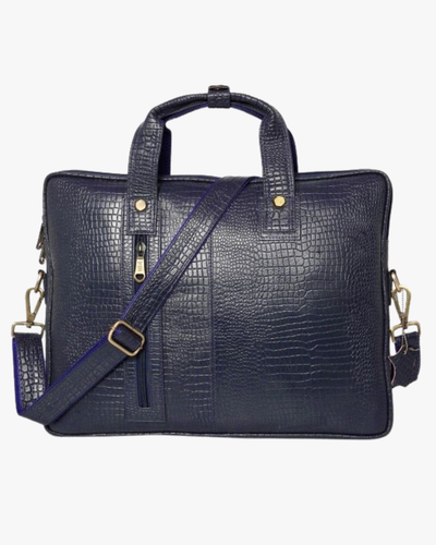 Premium Textured PU Leather Laptop Bag for Men & Women – Office & Travel Friendly (Available in 5 Colors)