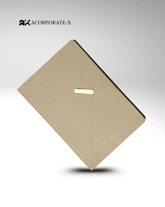 Premium Silver and Gold Leather Diary | Premium Professional Notebook