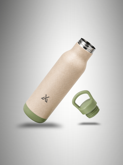 Olive green executive bottle cap and body